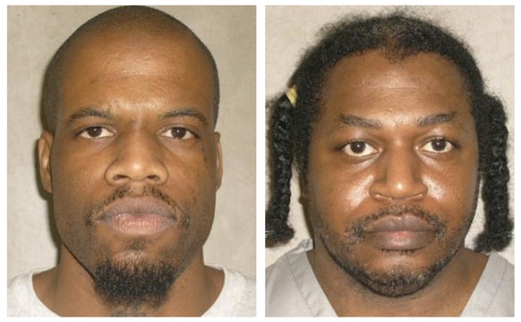 Clayton Lockett (links) starb Ende April nach 43-minütigem Todeskampf. Charles Warners (rechts) Hinrichtung wird deshalb um ein halbes Jahr verschoben.