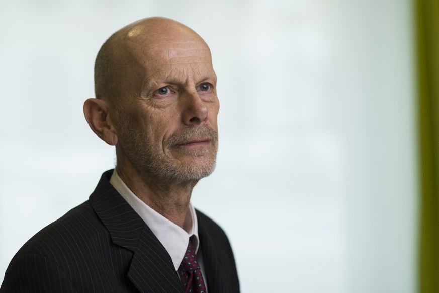 Daniel Koch, head of the Communicable Diseases Division at the Federal Office of Public Health, poses for a portrait after a media briefing about the latest measures to fight the Covid-19 Coronavirus  ...