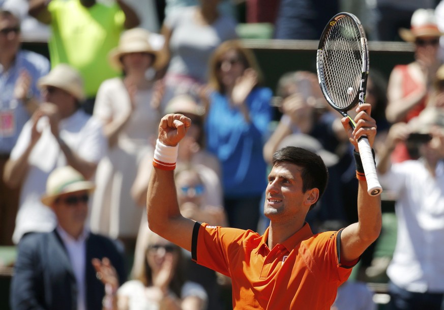 Seit mittlerweile 28 Matches ungeschlagen: Novak Djokovic. Am Sonntag fordert der Serbe Stan Wawrinka im Finale.