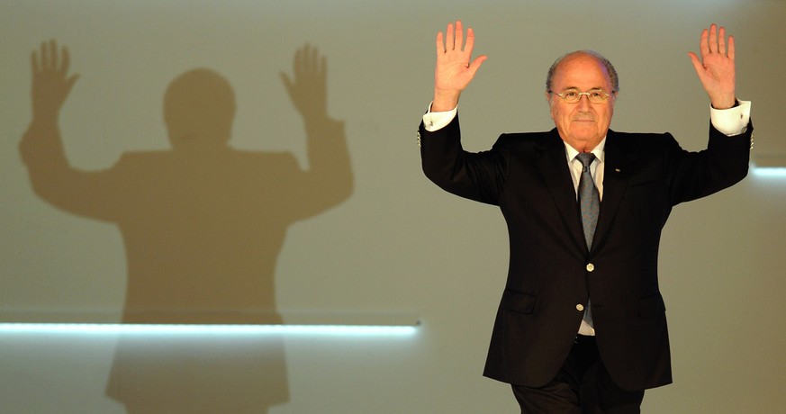 «Hände hoch»: Aber noch hat sich Blatter nicht ergeben.