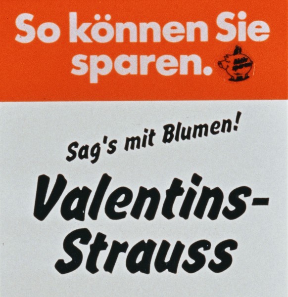 Migros Werbung, Valentinstag, 1987