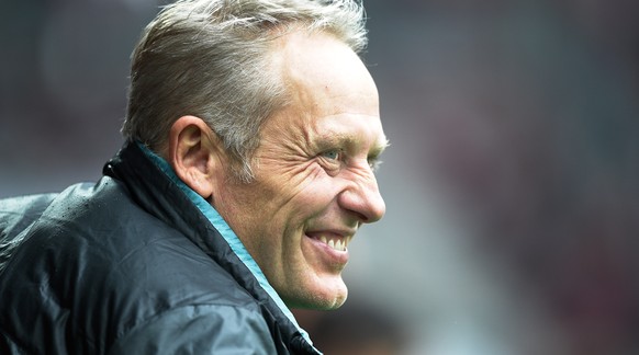 Freiburg-Trainer Christian Streich war gestern im Stadion.