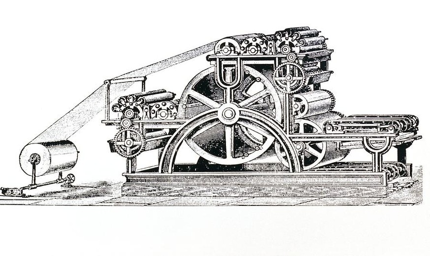 William Bullocks Rotationsdruckmaschine