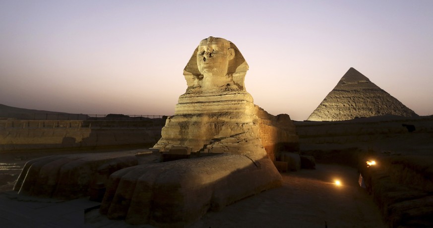 Ebenfalls auf der Abschussliste: Die Pyramiden von Gizeh und die Sphinx.