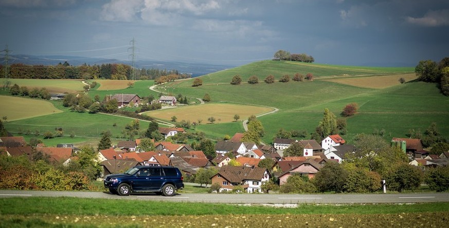 Mandach im Kanton Aargau: 300 Seelen, 68 Prozent Wähleranteil für die SVP.