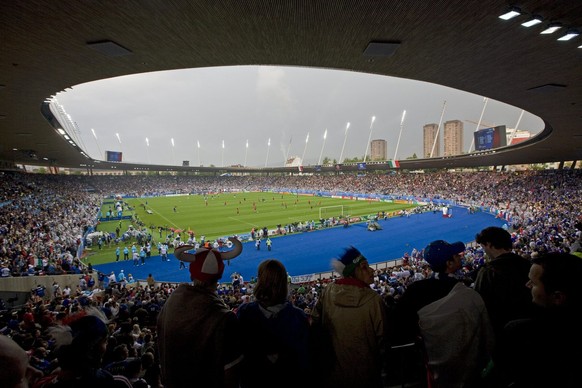 Auch im Letzigrund kann es natürlich stimmungsvoll werden. So wie bei der Euro 2008 als Italien und Frankreich hier spielten.