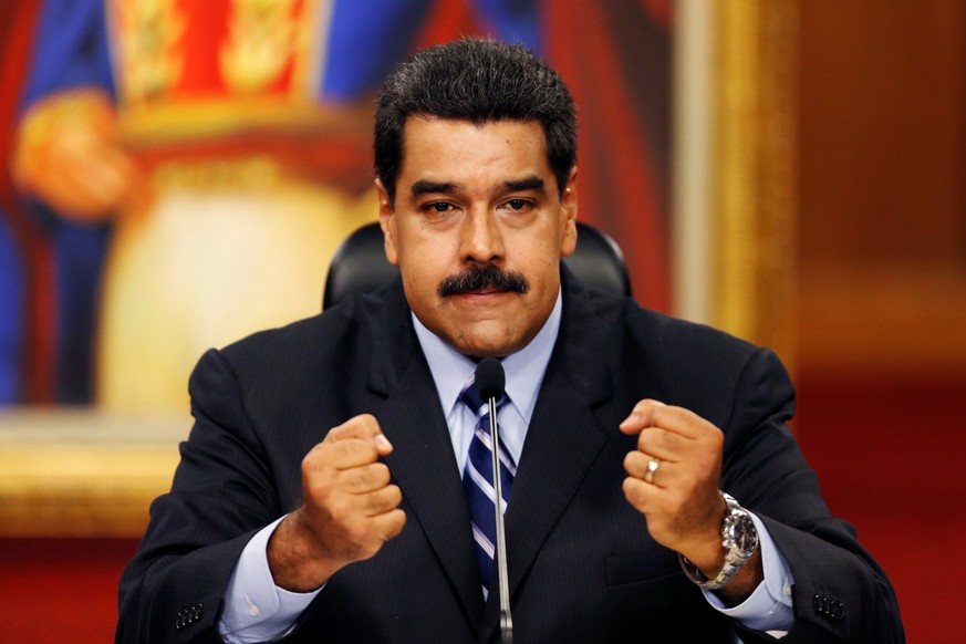 Nicolás Maduro poltert gegen die USA.