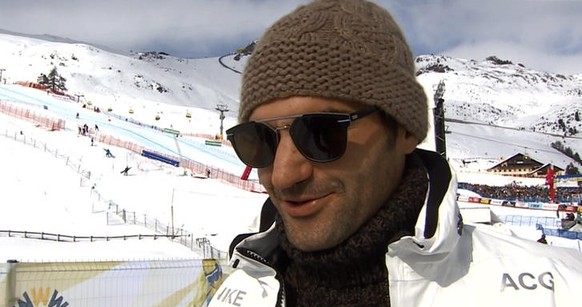 Roger Federer an der Ski-WM 2017 in St.Moritz.