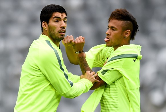Suarez und Neymar werden auch heute in der Startformation stehen.