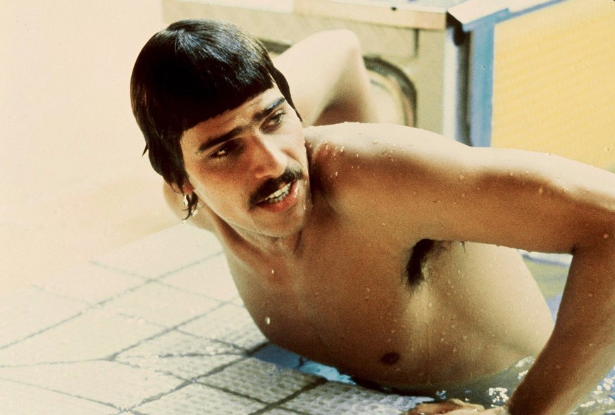 A picture dated 31 July 1972 of US swimmer Mark Spitz at the Olympic Games in Munich, Germany. US swimmer Michael Phelps broke the record for Olympic gold by taking his 10th and 11th gold medal at the ...