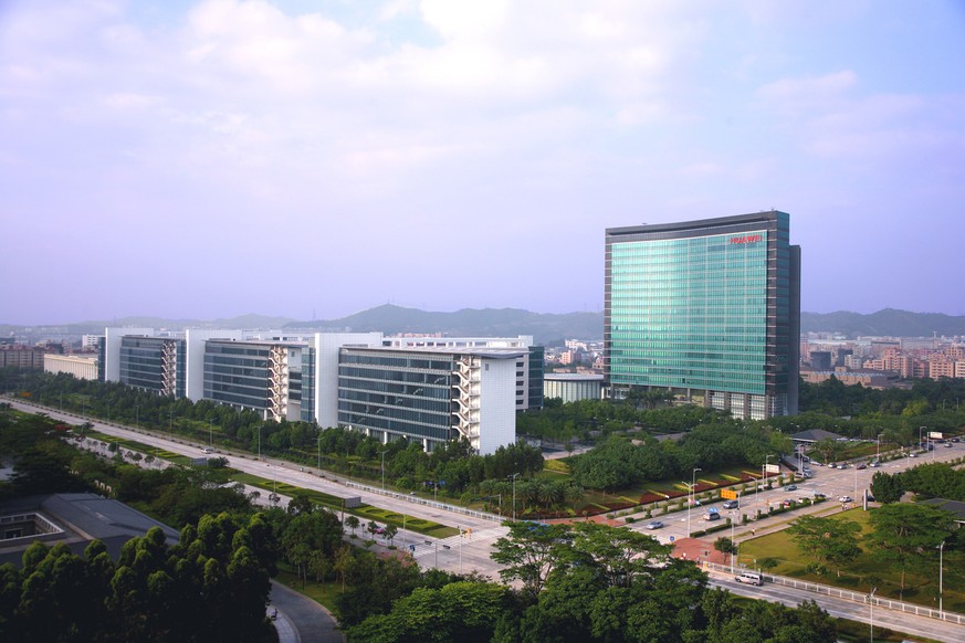 Huawei-Tower in Shenzhen: Die Retorten-Stadt liegt eine Autostunde von Hongkong entfernt.