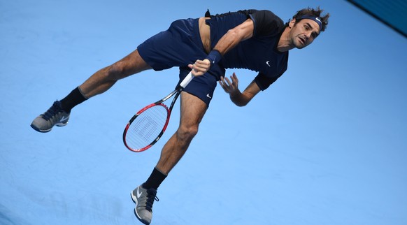 Der Aufschlag war die Grundlage für Federers Erfolg.