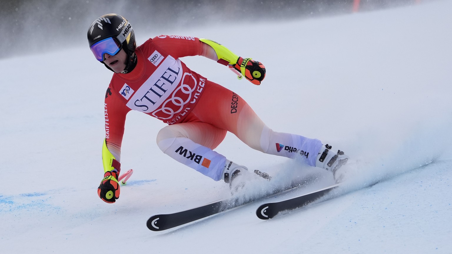 Nachrichten Linkding Switzerland's Lara Gut-Behrami competes during a women's World Cup super-G ski race, Sunday, Dec. 15, 2024, in Beaver Creek, Colo. (AP Photo/Robert F. Bukaty)