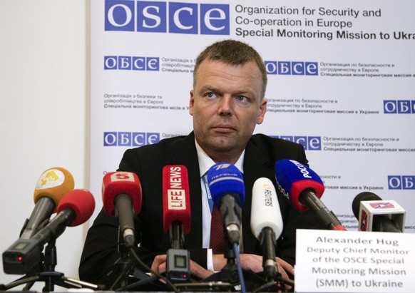 Schweizer in Diensten der OSZE: Alexander Hug ist stellvertretender Leiter der OSZE-Beobachtungsmission in der Ukraine.