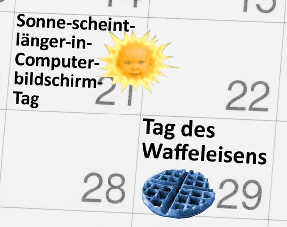 Tag des Waffeleisens ... Wer hat sich wohl den ausgedacht?