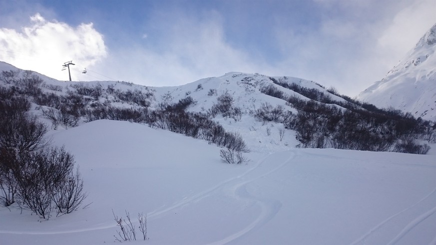 Das&nbsp;Val da Giuv im Skigebiet Tujetsch.