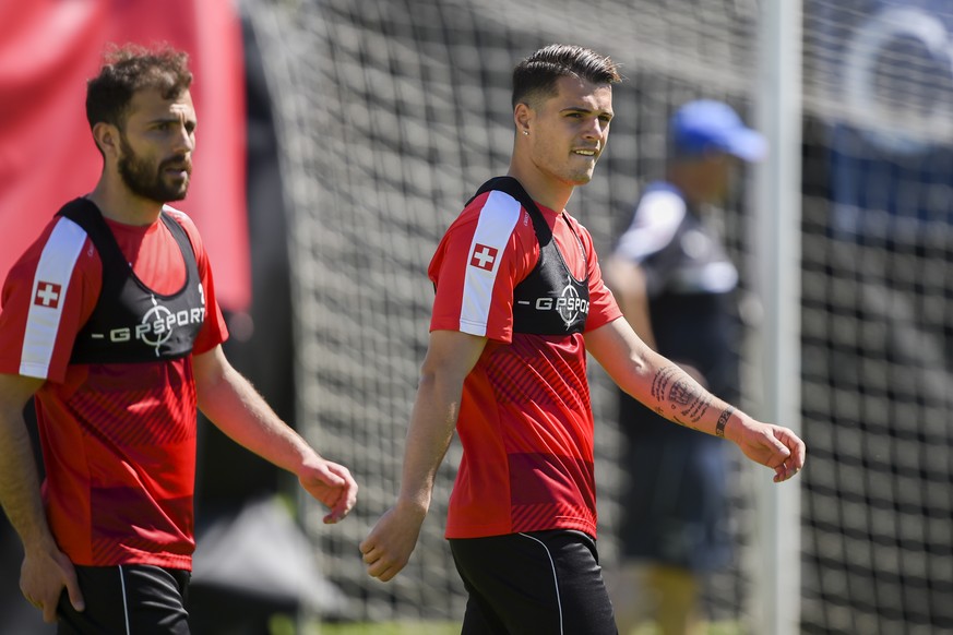 Xhaka befindet sich momentan im Nati-Trainingslager im Tessin.