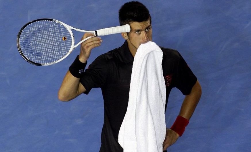 Djokovic 2010 gegen Tsonga: Ab dem vierten Satz ging nichts mehr.