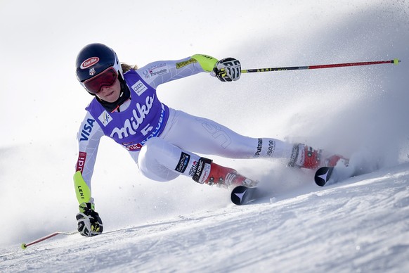 Michaela Shiffrin fuhr beim Saisonauftakt auf den 2. Rang.