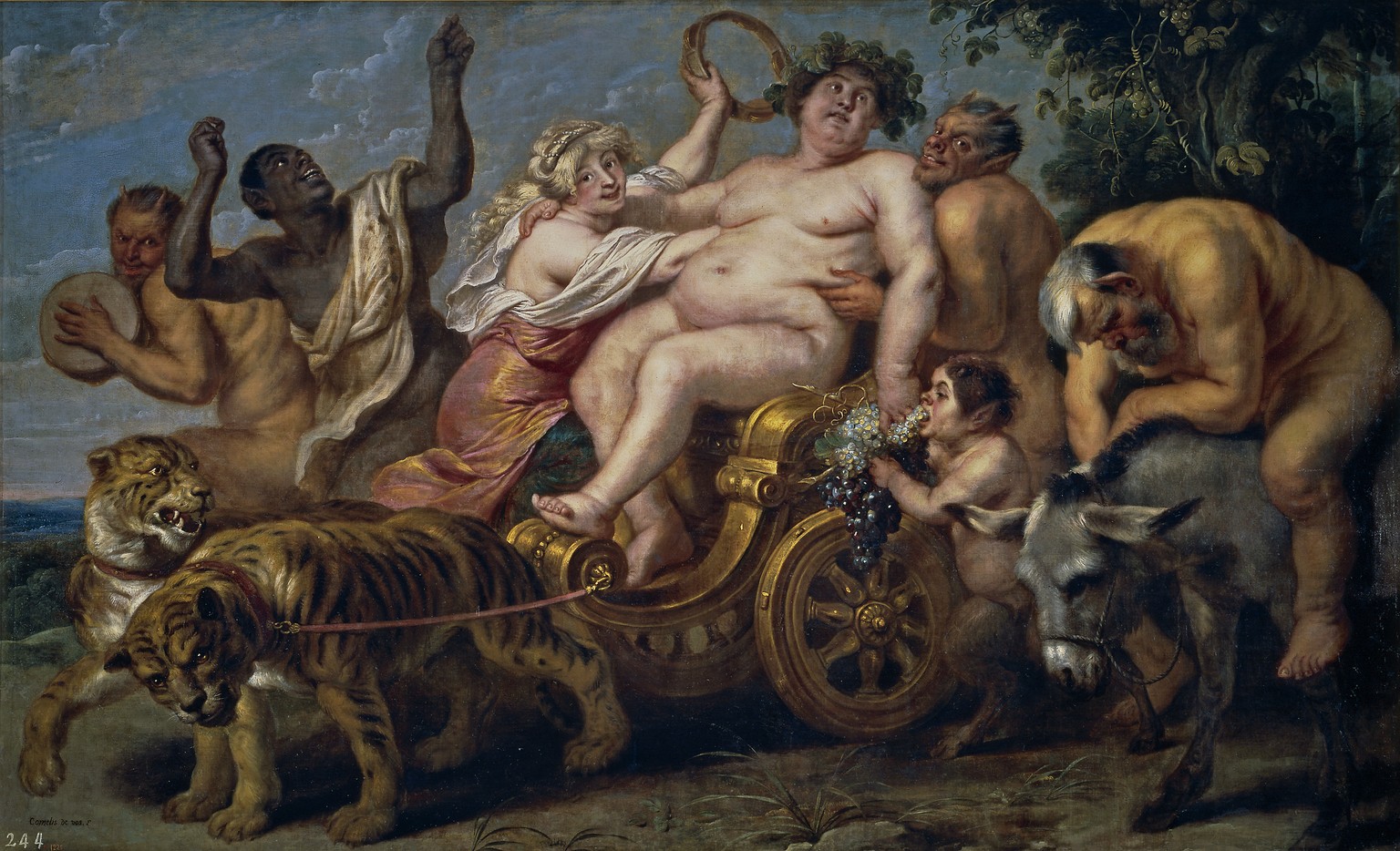 Cornelis de Vos, Der Triumph des Bacchus, 1. Hälfte 17. Jh.