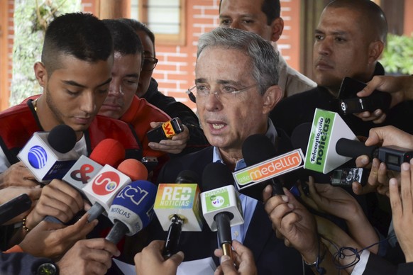 Maduros Intimfeind: Kolumbiens Ex-Präsident Álvaro Uribe.&nbsp;