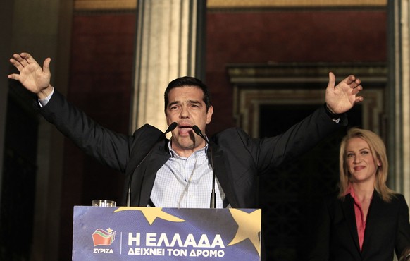 Alexis Tsipras der Syriza.