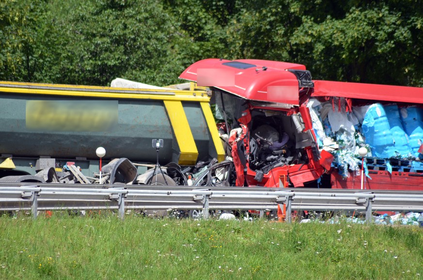 Gotthard Unfall verpixelt