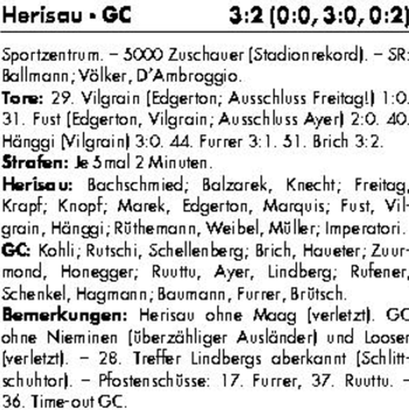 So spielten die beiden Teams beim Aufstieg von Herisau.