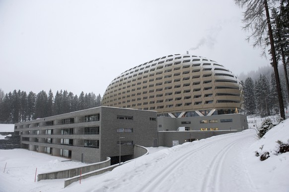 Das Intercontinental in Davos, auch «goldenes Ei» genannt.