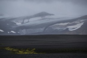 Blick auf den Bardarbunga unter dem Gletscher Vatnajökull.&nbsp;&nbsp;