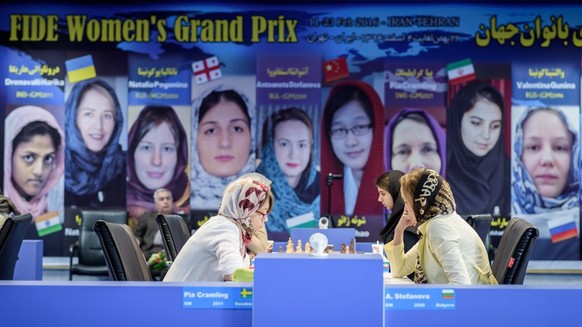 Schach WM Frauen 2017 Iran Teheran
