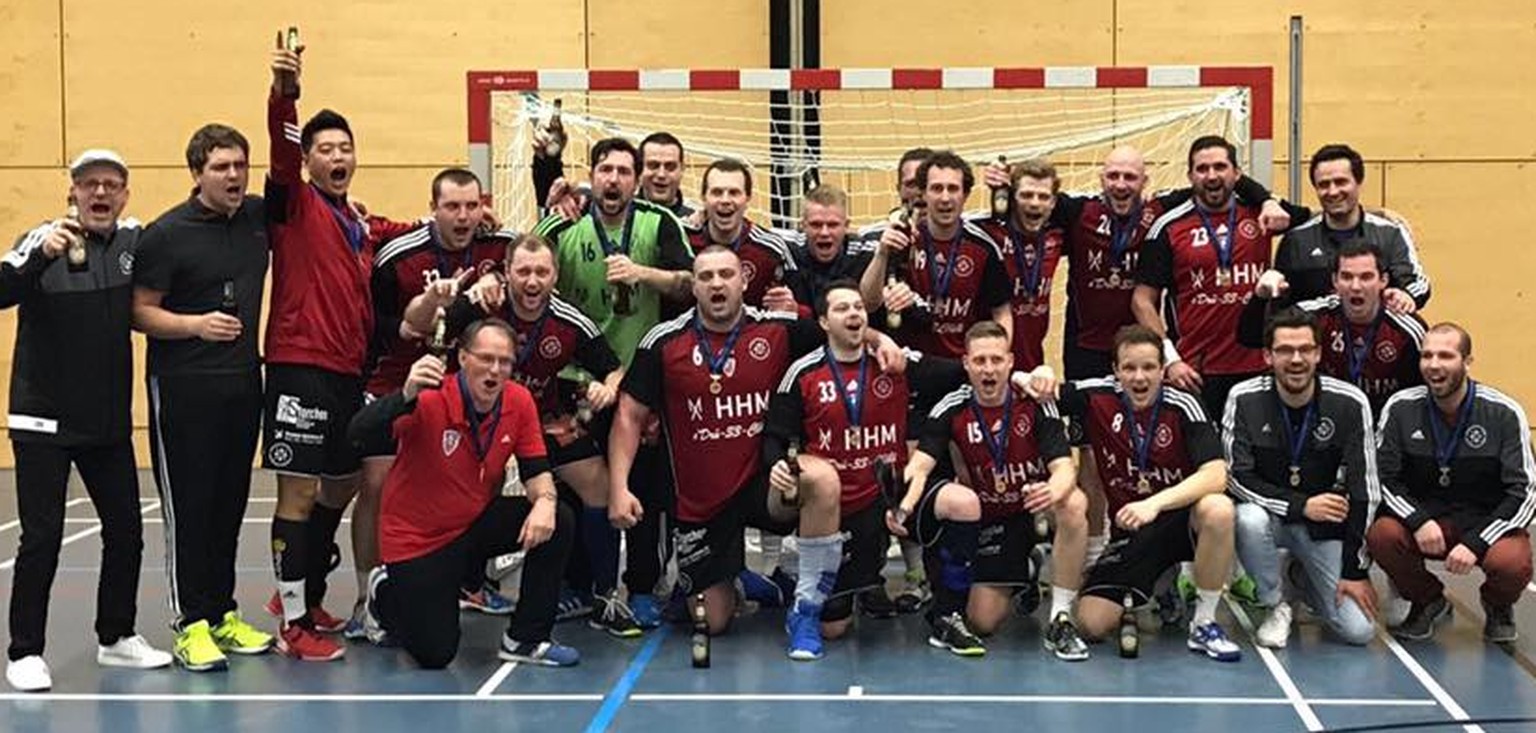 Feiern können die Hobby-Handballer.