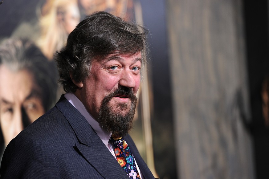 Stephen Fry begrüsst uns als Vorreiter auf seinem Wikipedia-Eintrag.