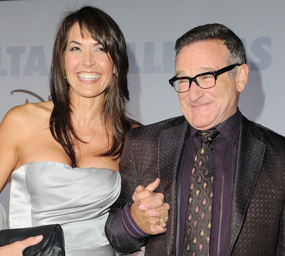 Robin Williams mit seiner dritten Frau Susan Schneider.