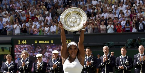 Business as usual: Serena Williams gewinnt in Wimbledon schönes Geschirr.&nbsp;