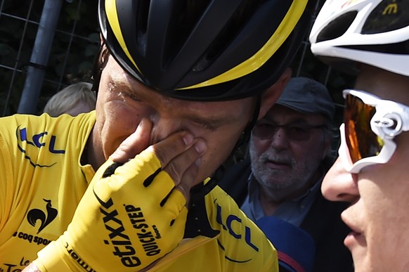 Nach Fabian Cancellara fällt auch Tony Martin dem Fluch des Maillot Jaune zum Opfer.