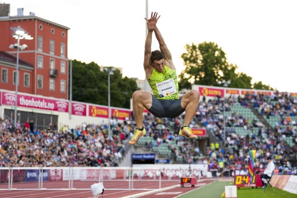 Simon Ehammer au Bislett Games en juin.