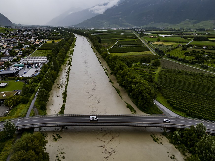 Les inondations en Valais ont aussi un fort impact sur le trafic ferroviaire.