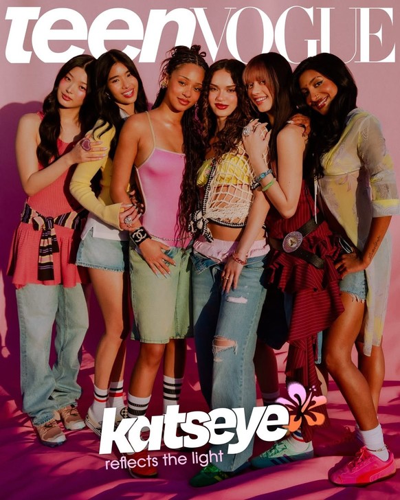 Katseye fait la cover de l'édition du mois de mai de Teen Vogue.