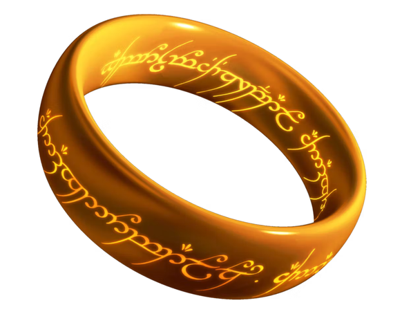 L’Anneau unique, forgé par Sauron, est l’un des Anneaux de Pouvoir de la saga.