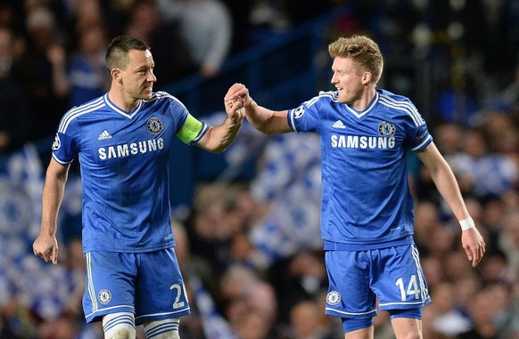 John Terry (à gauche) a porté pendant 19 ans le maillot de Chelsea.