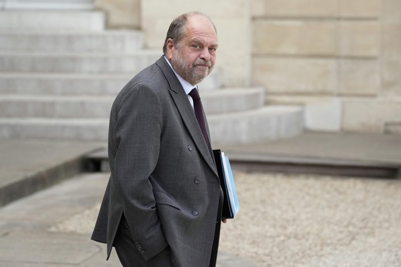 Eric Dupond-Moretti reste garde des Sceaux et donc ministre de la Justice d'Emmanuel Macron, le 20 mai 2022.
