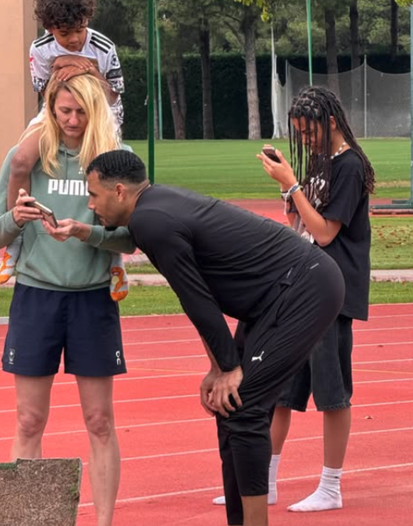 jason Joseph et sa coach Claudine Müller, dont il fait l'éloge.