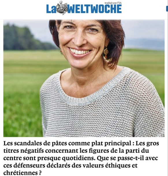 Die Weltwoche devient La Weltwoche.