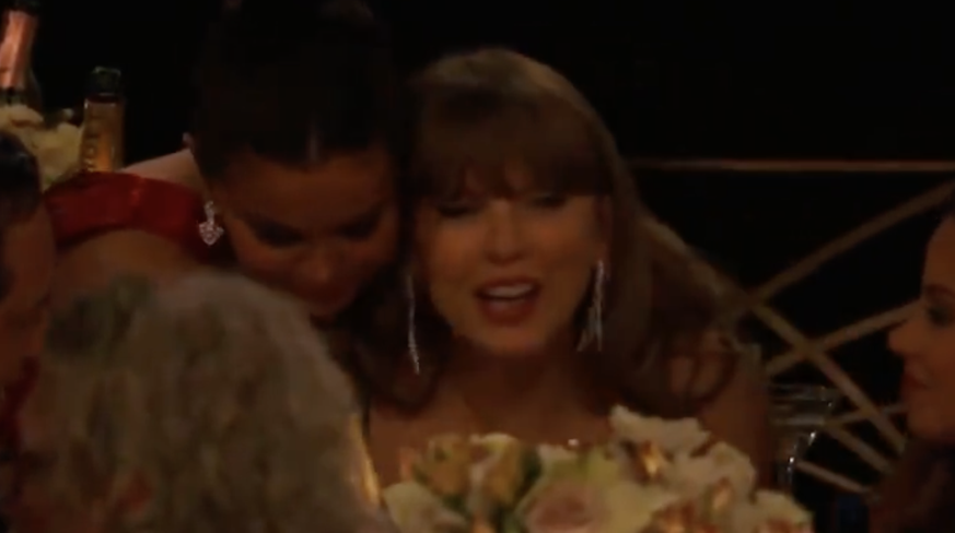 Selena Gomez et Taylor Swift au Golden Globes 2024