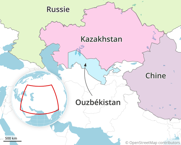 Kazakhstan et Ouzbékistan.