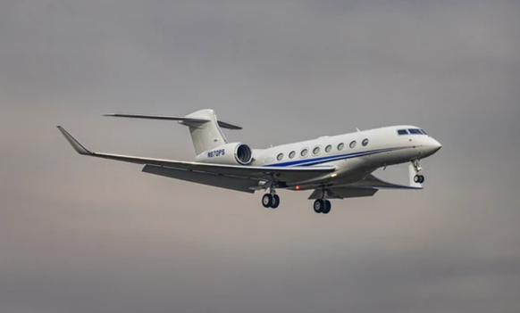 Gianni Infantino a sillonné l'Amérique du Nord à bord d'un jet privé de type Gulfstream G650ER.