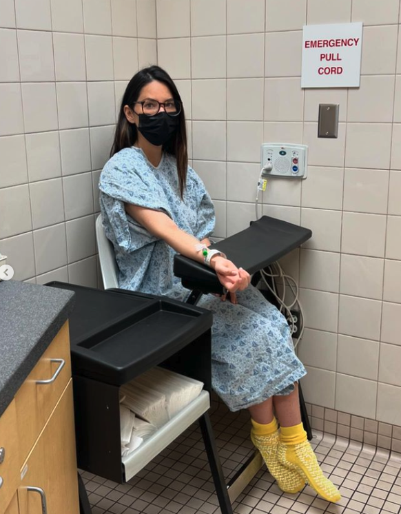 Olivia Munn a publié des photos d&#039;elle à l&#039;hôpital.