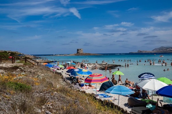 La plage de Stintino, en Sardaigne.