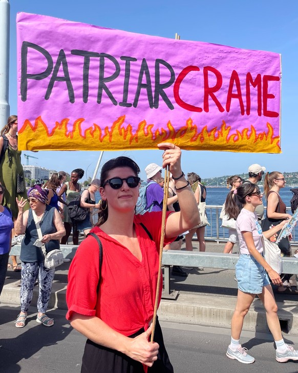 Grève féministe du 14 juin 2025 à Genève.